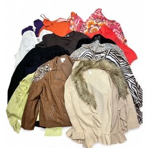 Bundle Of 5 Chico’s Womens Fall & Winter Tops - Used To Like New Size: 3 (16 XL)